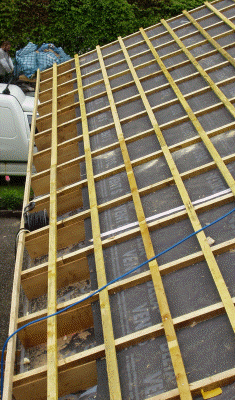 Aufdachdämmung Dachstuhlsanierung
